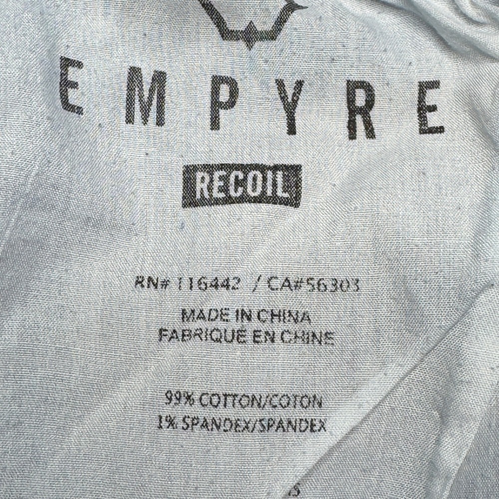 Empyre Recoil Distressed Ripped Destroyed Paint Splatter Light Wash‎ Jeans - Picture 7 of 11